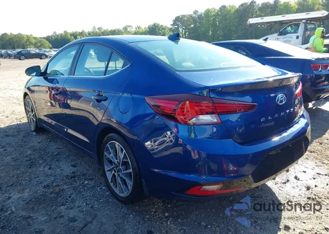 2020 Hyundai Elantra Limited from USA, damaged, VIN 5NPD84LFXLH566501